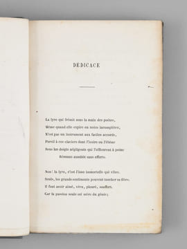 Petits Poèmes [ Edition originale - Livre dédicacé par l'auteur ] [ On joint : ] Petits Poèmes. Troisième édition revue et augmentée [ Livre dédicacé ...