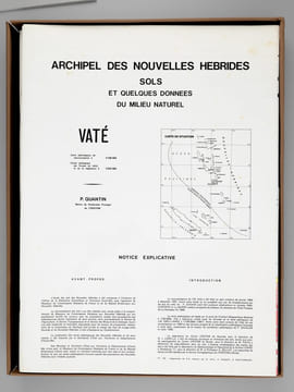 Archipel des Nouvelles-Hébrides : Atlas des Sols et de quelques données du milieu naturel (Vaté ; Epi - Shepherd ; Ambrym - Aoba - Maewo - Pentecote ; ...