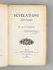 Révélations poétiques [ Livre dédicacé par l'auteur à Sully Prud'homme ]. PENQUER, Mme Auguste ; [ PENQUER, Léocadie Auguste ]