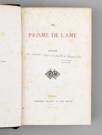 Le Prisme de l'Ame [ Edition originale - Livre dédicacé par l'auteur ]