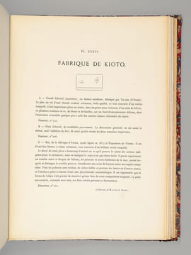 La Céramique Japonaise. AUDSLEY, G.A. ; BOWES, James L. ; (RACINET, M. A.)
