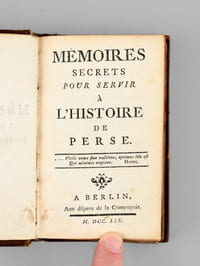 Mémoires Secrets pour servir à l'Histoire de Perse