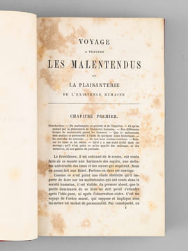 Voyage à travers les Malentendus (2 Tomes - Complet) [ Voyage à travers les Malentendus et la Plaisanterie de l'Existence Humaine ]. DUCLOS, H. de ...