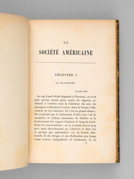 La société Américaine. Moeurs et Caractere - La Famille - Rôle de la Femme - Ecoles et Universités. DUGARD, M. [ DUGARD, Marie (1862-1932) ]