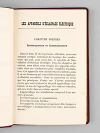 Bibliothèque de l'Ouvrier Electricien : V. Les appareils d'éclairage électrique