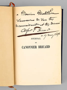Journal du Canonnier Bricard 1792-1802. . CANONNIER BRICARD ; [ BRICARD, Louis-Joseph ]