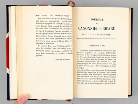 Journal du Canonnier Bricard 1792-1802. . CANONNIER BRICARD ; [ BRICARD, Louis-Joseph ]