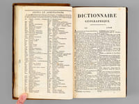 Nouveau Dictionnaire Géographique ou Description de toutes les Parties du Monde