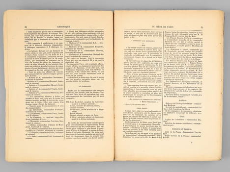 Chronique du Siège de Paris (Septembre 1870 - Janvier 1871 ) , avec cartes & plans. Publication spéciale du Paris-Journal.. Collectif ; PARIS-JOURNAL ...