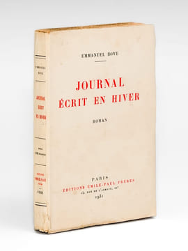 Journal écrit en hiver. BOVE, Emmanuel [ BOBOVNIKOFF, Emmanuel (1898-1945) ]