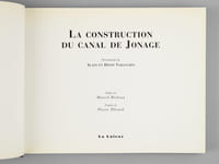 La construction du canal de Jonage [ édition originale ]
