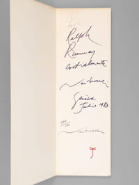 Quelque part de tout temps [ Edition originale - Livre dédicacé par l'artiste à Ralph Rumney ]