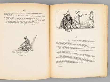 Kim. Roman. KIPLING, Rudyard ; (FOUQUERAY, Charles)