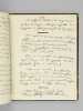 [ Recueil de 2 manuscrits sur Plombières-les-Bains ] Extraits de quelques ouvrages sur Plombières [ Suivi de : ] Notes explicatives sur les extraits ...
