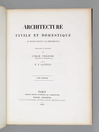 Architecture civile et domestique au Moyen-Age et à la Renaissance ( 2 Tomes) (Texte seul)