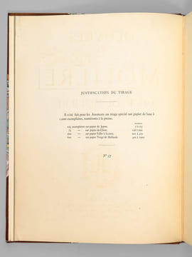 Oeuvres de Molière. Tome II : Le Dépit Amoureux [ Exemplaire sur papier du Japon ]. MOLIERE ; (POQUELIN, Jean-Baptiste) ; (LEMAN, Jacques ; ...