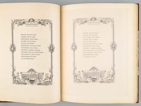 Oeuvres de Molière. Tome II : Le Dépit Amoureux [ Exemplaire sur papier du Japon ]. MOLIERE ; (POQUELIN, Jean-Baptiste) ; (LEMAN, Jacques ; ...