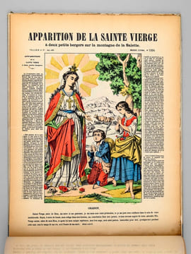 Tirages anciens. Imagerie Pellerin à Epinal. N° 1 [ Imagerie catholique : 45 images ] Noël - Sommeil de Jésus - Jésus, Marie, Joseph - Baptême de N.S. ...
