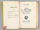 Dans la Ménagerie Littéraire (Histoires Buffonnes) [ Edition originale - Livre dédicacé par l'auteur ]. PAILLET, Léo