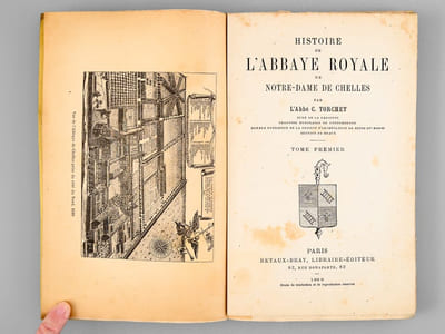 Histoire de l'Abbaye Royale de Notre-Dame de Chelles ( 2 tomes, complet )