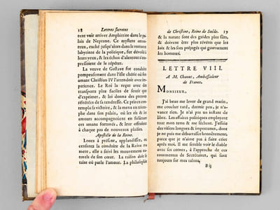 Lettres secrètes de Christine de Suède, aux personnages illustres de son siècle, dédiées au Roi de Prusse