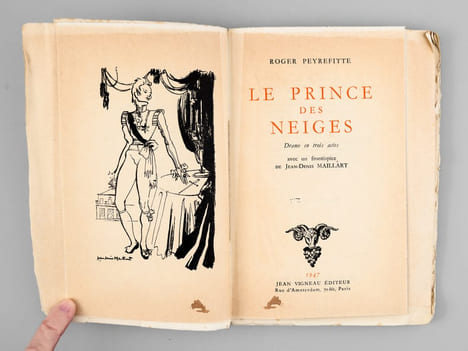 Le Prince des Neiges - drame en trois actes [ édition originale, exemplaire numéroté sur grand papier ]. PEYREFITTE, Roger
