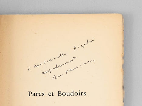 Parcs et Boudoirs [ Edition originale - Livre dédicacé par l'auteur ]. VAUCAIRE, Maurice