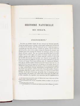 Oeuvres complètes de Buffon. Tome 6 : Les oiseaux. BUFFON ; FLOURENS ; [ ADAM, Victor ; etc. ] 