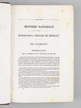 Oeuvres complètes de Buffon. Tome 9 : Introduction aux Minéraux - Epoques de la Nature. BUFFON ; FLOURENS ; [ ADAM, Victor ; etc. ] 