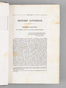 Oeuvres complètes de Buffon. Tome 1 : Théorie de la Terre - Histoire générale des Animaux