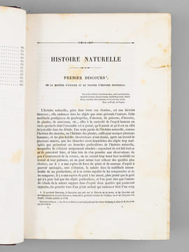 Oeuvres complètes de Buffon. Tome 1 : Théorie de la Terre - Histoire générale des Animaux. BUFFON ; FLOURENS ; [ ADAM, Victor ; etc. ] 