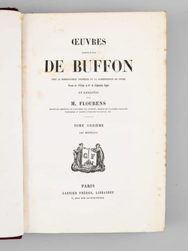 Oeuvres complètes de Buffon. Tome 11 : Les Minéraux. BUFFON ; FLOURENS ; [ ADAM, Victor ; etc. ] 