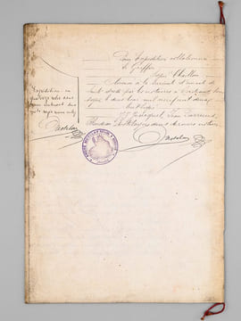 Acte notarié (expédition) de dépôt des statuts de la Société J.J Jencquel & Cie, le 21 mai 1902. Société en nom collectif établie entre Jean Jacques ...
