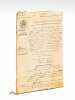 Vente aux enchères après décès, le 2 novembre 1866, lieu de Veyres, commune de Cadaujac [ Veyrès ] Extrait du registre des Déclarations préalables aux ...