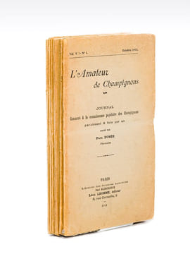 L'Amateur de Champignons ( Vol. V Octobre 1911 - Septembre 1912, 8 volumes, complet ). Journal consacré à la connaissance populaire des Champignons, ...