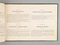 Album de vingt Batailles de la Révolution et de l'Empire, d'après les aquarelles de M. Yung [ Contient : ] Siège de Toulon (décembre 1793), Sainte-Euphémie (3 juillet 1806), Prise de Gaëte (19 juillet 1806), Combat de Somo-Sierra (30 novembre 1808), La Corogne (16 janvier 1809), Prise d'Oporto (29 mars 1809), Siège de Saragosse (1808 et 1809), Talavera (27 et 28 juillet 1809), Ocana (10 septembre 1809), Passage de la Sierra-Morena (20 janvier 1810), Fuentes d'Oroño (5 mai 1811), Affaire de Brienne (29 janvier 1814), Combat de Champaubert (1814), Montmirail (11 février 1814), Montereau (18 février 1814), Craonne (7 mars 1814), Arcis-sur-Aube (20 mars 1814), bataille de Paris (30 mars 1814), bataille de Ligny (16 juin 1815), bataille de Waterloo (18 juin 1815)