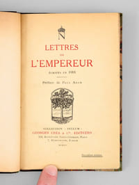 Lettres de l'Empereur écrites en 1916 [ Edition originale ]