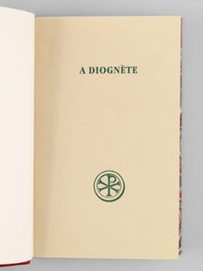 A Diognète [ Lettre à Diognète ]