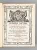 Lucii Caecilii Firmiani Lactantii Opera Omnia (2 Tomes - Complet) Editio novissima, quae omnium instar esse potest : ad LXXX. & amplius MSS. codices, ...