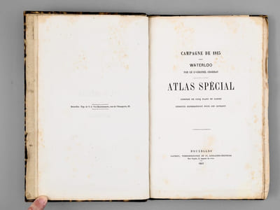 Histoire de la Campagne de 1815. Waterloo (Texte et Atlas Spécial : 2 Volumes - Complet)