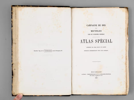 Histoire de la Campagne de 1815. Waterloo (Texte et Atlas Spécial : 2 Volumes - Complet) . CHARRAS, Lt-Colonel ; [ CHARRAS, Jean-Baptiste ] 