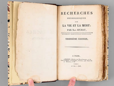 Recherches physiologiques sur la Vie et la Mort