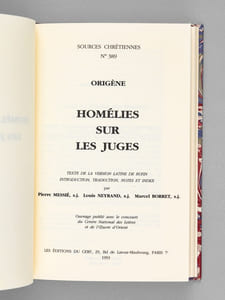 Homélies sur les Juges