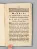 Manière de Prévenir et Guérir les Maladies des Gencives & des Dents. LEROY DE LA FAUDIGNERE, M.
