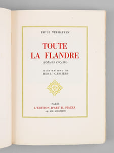 Toute la Flandre (Poèmes choisis). 