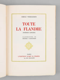 Toute la Flandre (Poèmes choisis). 