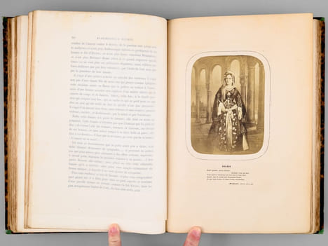 Rachel et la Tragédie. Ouvrage orné de dix photographies représentant Mlle Rachel dans ses principaux rôles [ Edition originale ]. JANIN, Jules ; (LA ...