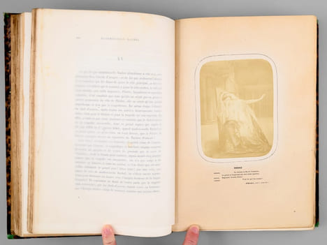 Rachel et la Tragédie. Ouvrage orné de dix photographies représentant Mlle Rachel dans ses principaux rôles [ Edition originale ]. JANIN, Jules ; (LA ...