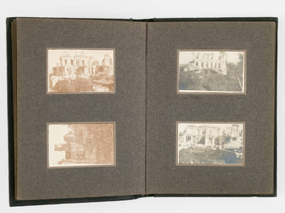 Album photographique : Château de Soupir (Aisne) (50 photographies - Août-Mai 1917)