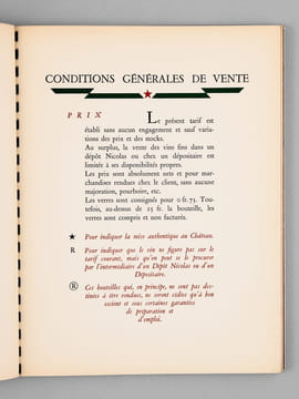 [ Lot de 15 Catalogues Nicolas ] Etablissements Nicolas - Liste des Vins 1933 - 1934 - 1935 - 1936 - 1939 - 1949 - 1950 - 1951 - 1953 - 1955 - 1956 - ...